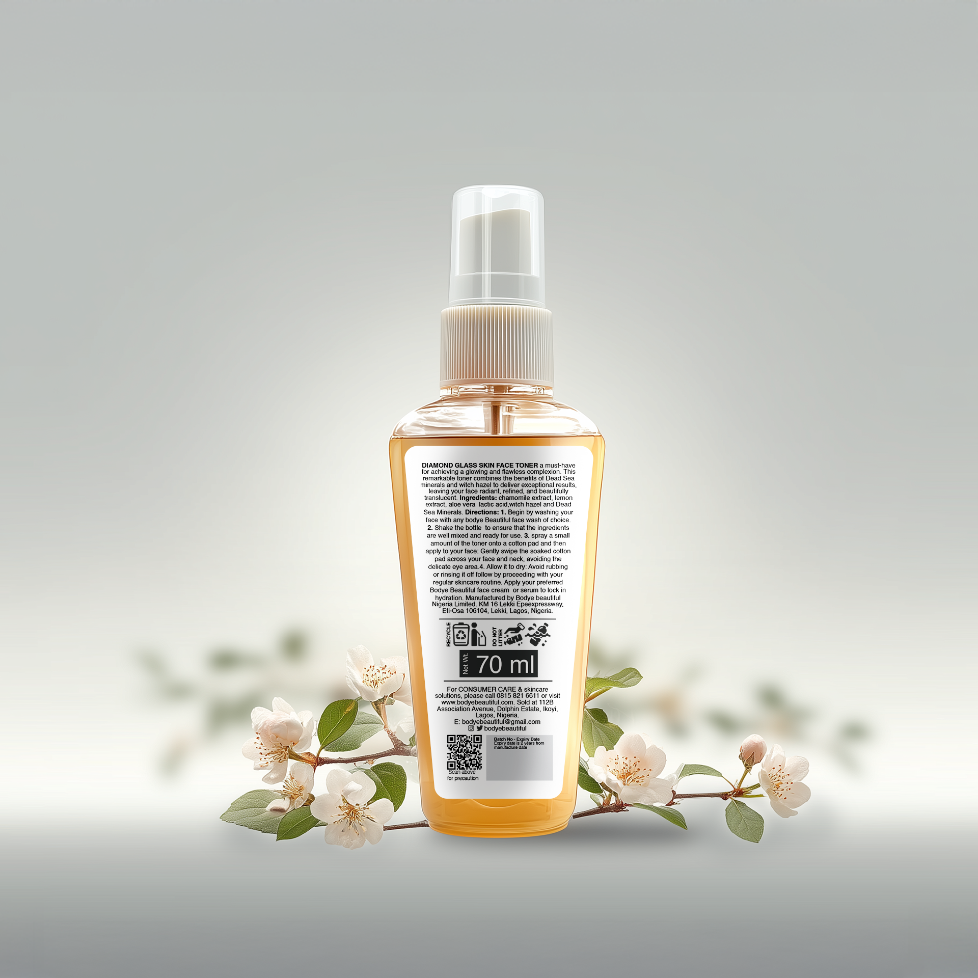 DIAMOND GLASS FACE TONER